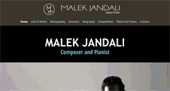 Desktop Screenshot of malekjandali.com