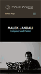 Mobile Screenshot of malekjandali.com